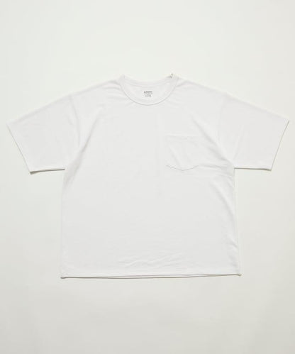 《AIR》DRY 高功能材料 棉紋織 圓領 帶口袋 T恤/吸溼快乾/遮熱/防紫外線