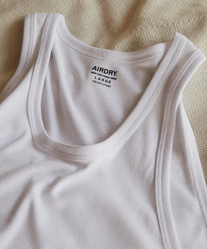 《AIR》DRY 高功能材料 肋編織 坦克頂/吸水速幹/遮熱性/防紫外線