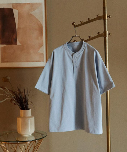 《AIR》DRY 高功能材料 7.7盎司 大尺寸 立領T恤/吸溼快乾/遮熱/防紫外線