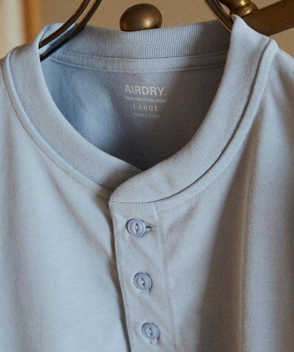 《AIR》DRY 高功能材料 7.7盎司 大尺寸 立領T恤/吸溼快乾/遮熱/防紫外線