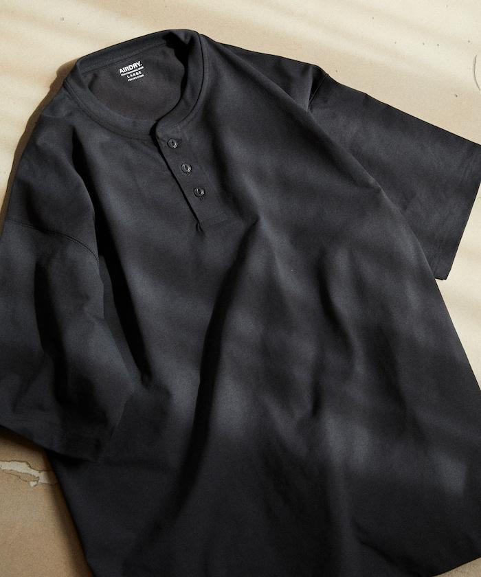 《AIR》DRY 高功能材料 7.7盎司 大尺寸 立領T恤/吸溼快乾/遮熱/防紫外線