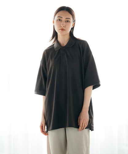 《AIR》DRY 高功能材料 粗針織 馬球衫/吸溼速幹/遮熱/防紫外線