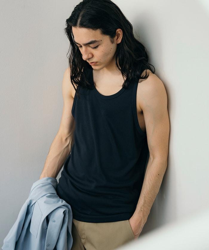 《AIR》DRY 高功能材料 肋編織 坦克頂/吸水速幹/遮熱性/防紫外線