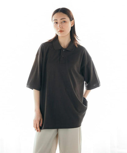 《AIR》DRY 高功能材料 粗針織 馬球衫/吸溼速幹/遮熱/防紫外線