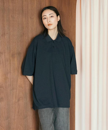 《AIR》DRY 高功能材料 粗針織 馬球衫/吸溼速幹/遮熱/防紫外線