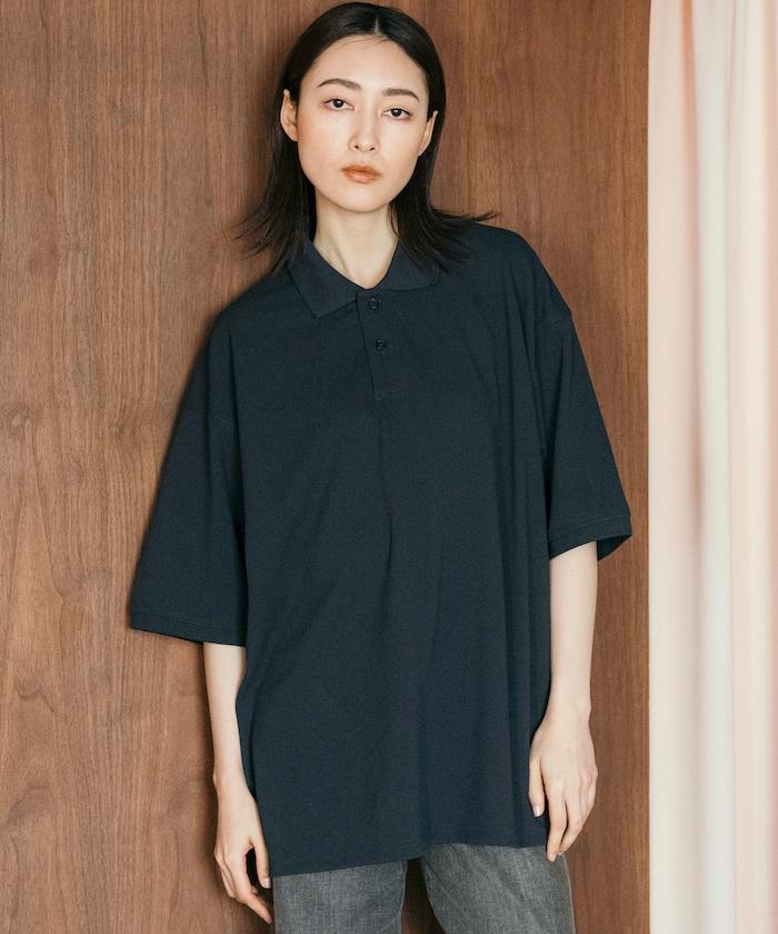 《AIR》DRY 高功能材料 粗針織 馬球衫/吸溼速幹/遮熱/防紫外線