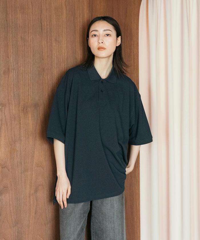 《AIR》DRY 高功能材料 粗針織 馬球衫/吸溼速幹/遮熱/防紫外線