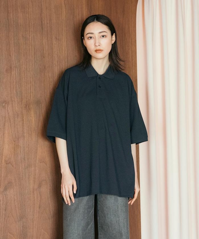 《AIR》DRY 高功能材料 粗針織 馬球衫/吸溼速幹/遮熱/防紫外線