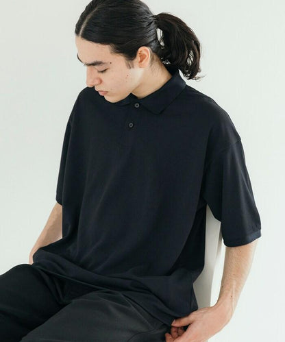 《AIR》DRY 高功能材料 粗針織 馬球衫/吸溼速幹/遮熱/防紫外線