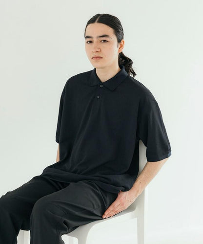 《AIR》DRY 高功能材料 粗針織 馬球衫/吸溼速幹/遮熱/防紫外線