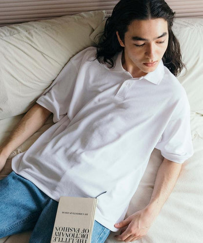 《AIR》DRY 高功能材料 粗針織 馬球衫/吸溼速幹/遮熱/防紫外線