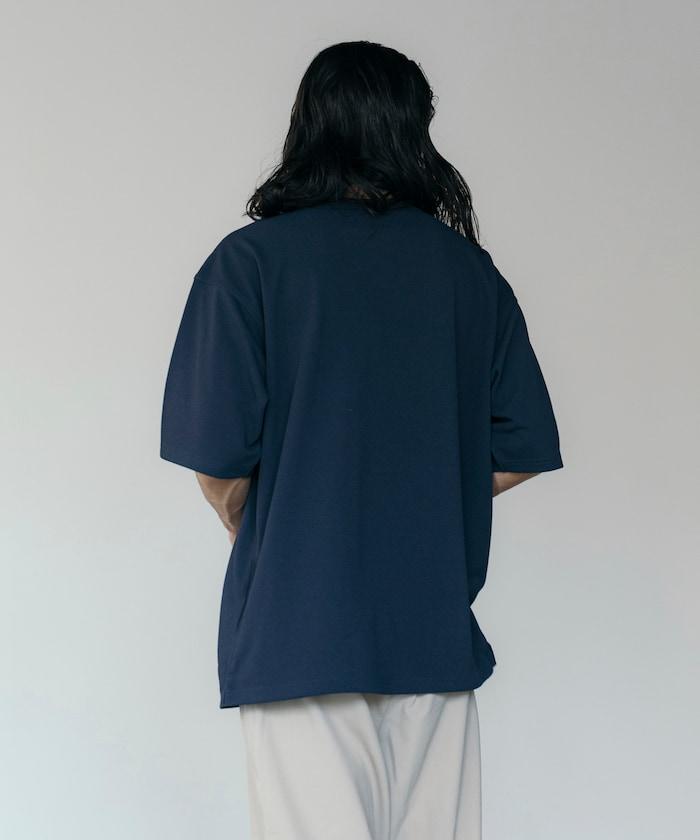 《AIR》DRY 高功能材料 棉紋織 圓領 帶口袋 T恤/吸溼快乾/遮熱/防紫外線