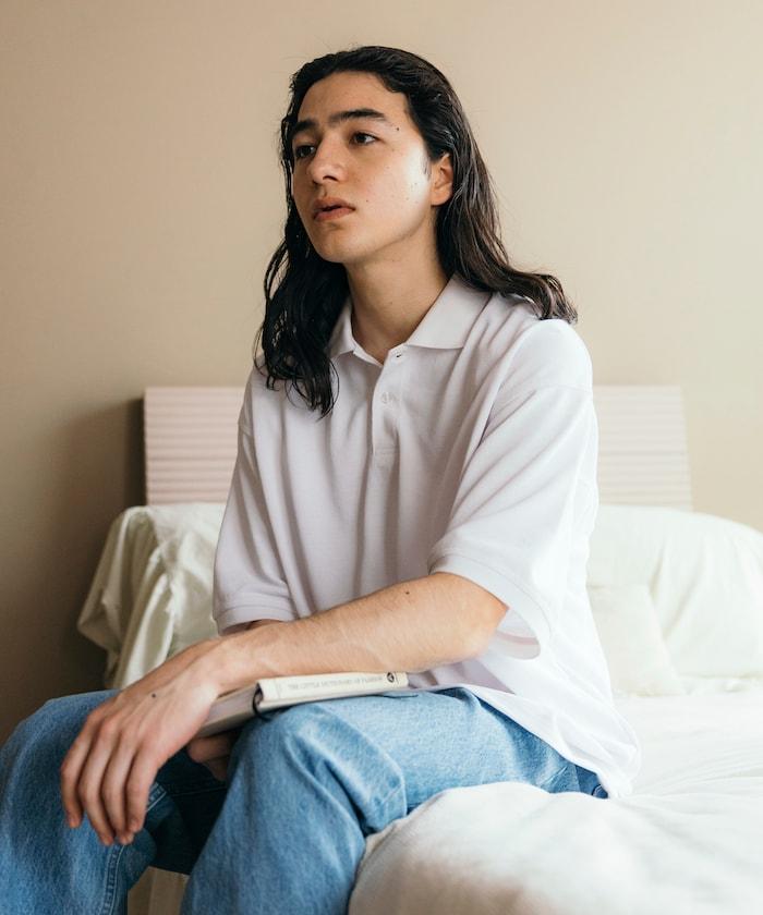 《AIR》DRY 高功能材料 粗針織 馬球衫/吸溼速幹/遮熱/防紫外線