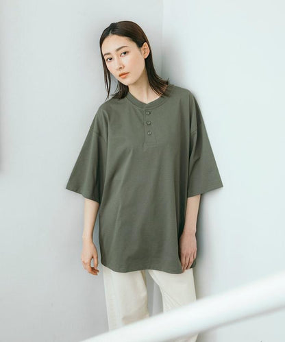 《AIR》DRY 高功能材料 7.7盎司 大尺寸 立領T恤/吸溼快乾/遮熱/防紫外線