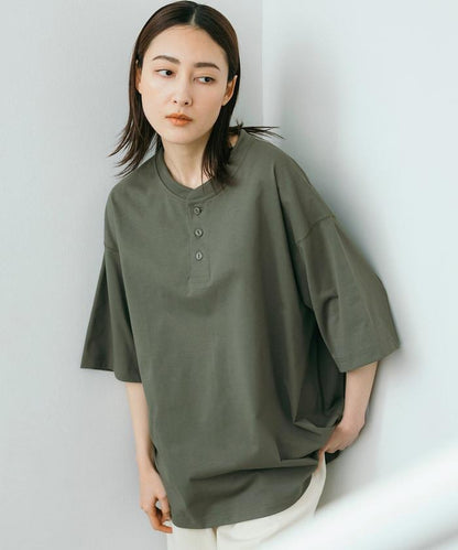 《AIR》DRY 高功能材料 7.7盎司 大尺寸 立領T恤/吸溼快乾/遮熱/防紫外線