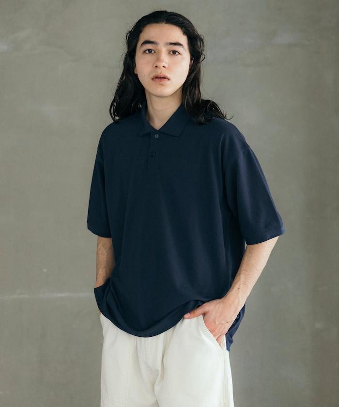 《AIR》DRY 高功能材料 粗針織 馬球衫/吸溼速幹/遮熱/防紫外線