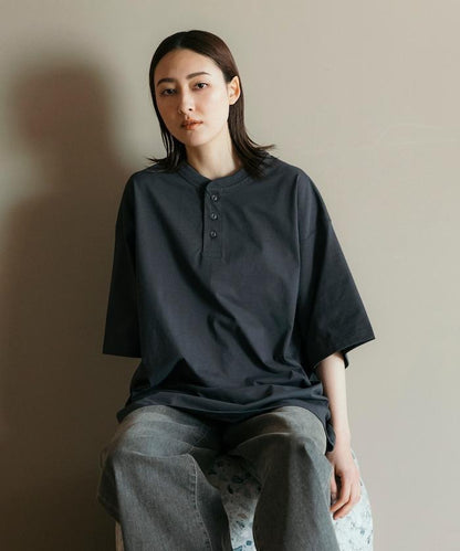 《AIR》DRY 高功能材料 7.7盎司 大尺寸 立領T恤/吸溼快乾/遮熱/防紫外線