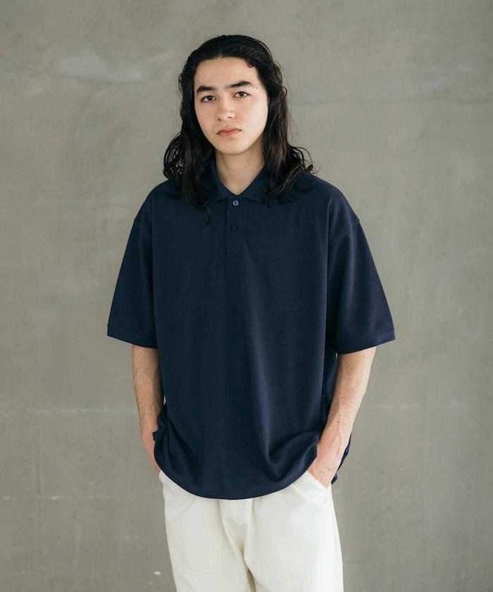 《AIR》DRY 高功能材料 粗針織 馬球衫/吸溼速幹/遮熱/防紫外線