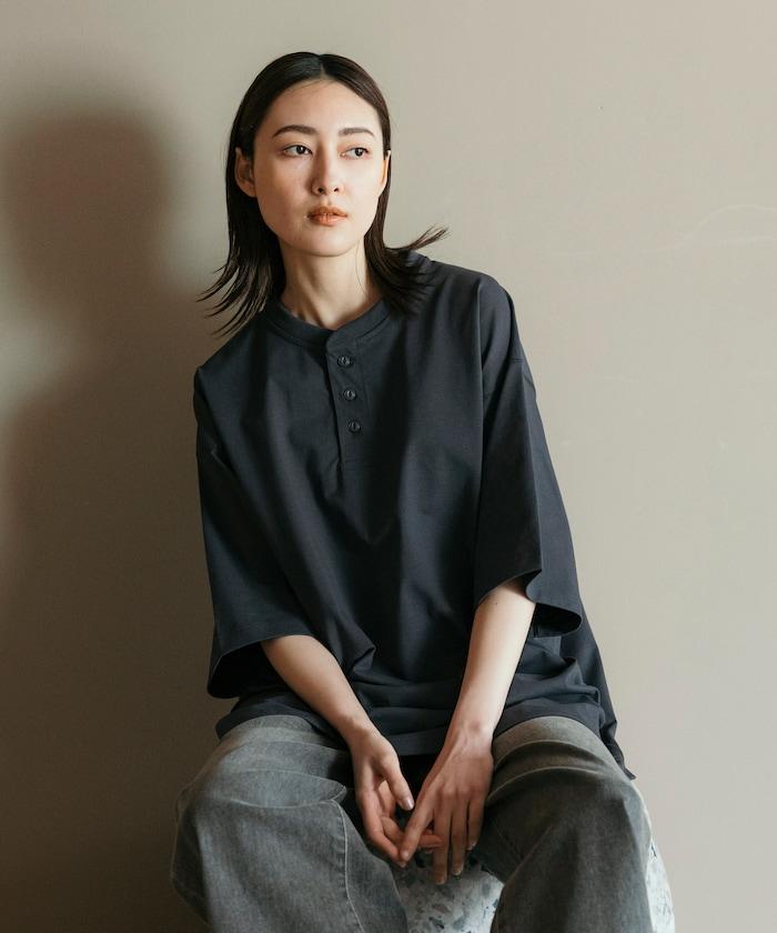 《AIR》DRY 高功能材料 7.7盎司 大尺寸 立領T恤/吸溼快乾/遮熱/防紫外線