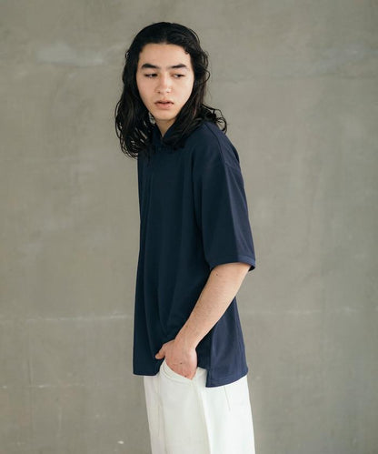 《AIR》DRY 高功能材料 粗針織 馬球衫/吸溼速幹/遮熱/防紫外線