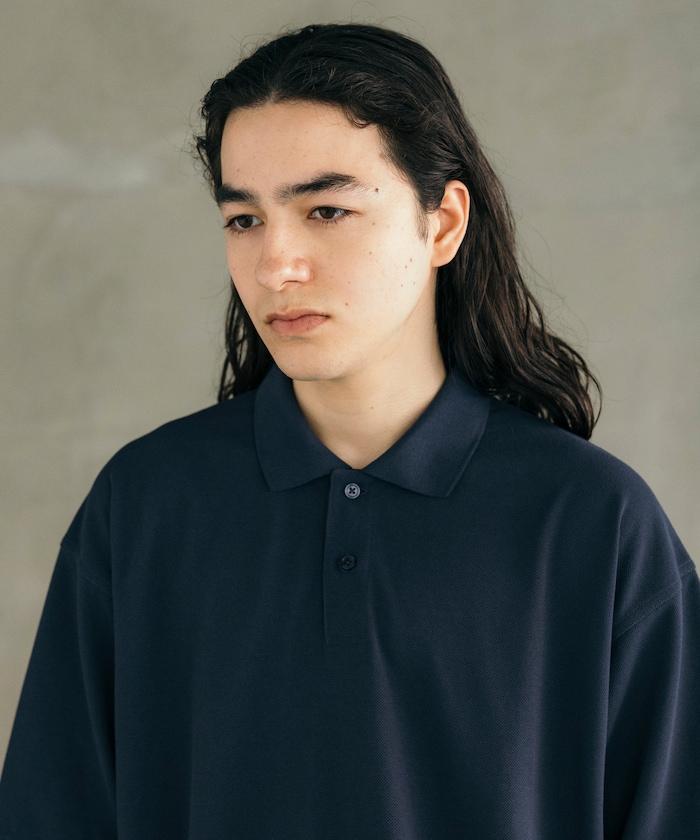 《AIR》DRY 高功能材料 粗針織 馬球衫/吸溼速幹/遮熱/防紫外線