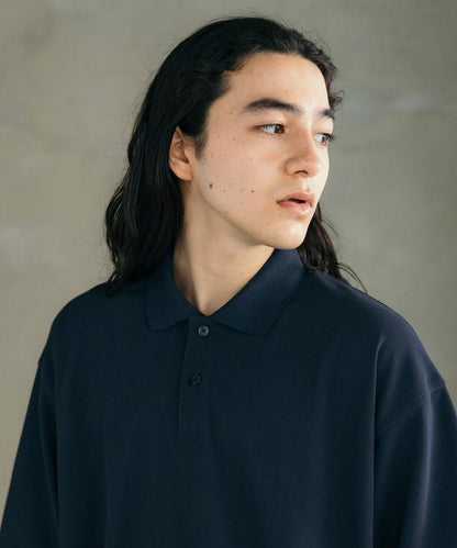 《AIR》DRY 高功能材料 粗針織 馬球衫/吸溼速幹/遮熱/防紫外線