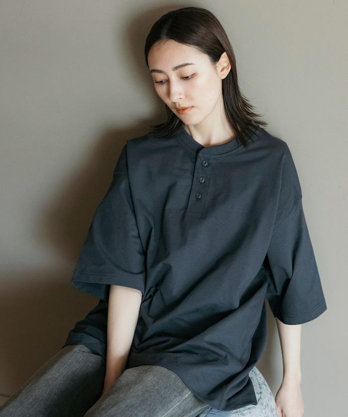 《AIR》DRY 高功能材料 7.7盎司 大尺寸 立領T恤/吸溼快乾/遮熱/防紫外線