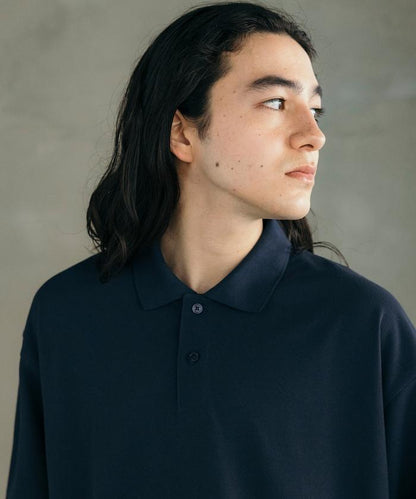 《AIR》DRY 高功能材料 粗針織 馬球衫/吸溼速幹/遮熱/防紫外線