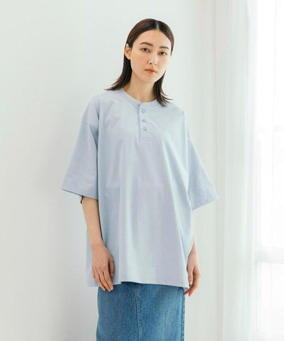 《AIR》DRY 高功能材料 7.7盎司 大尺寸 立領T恤/吸溼快乾/遮熱/防紫外線