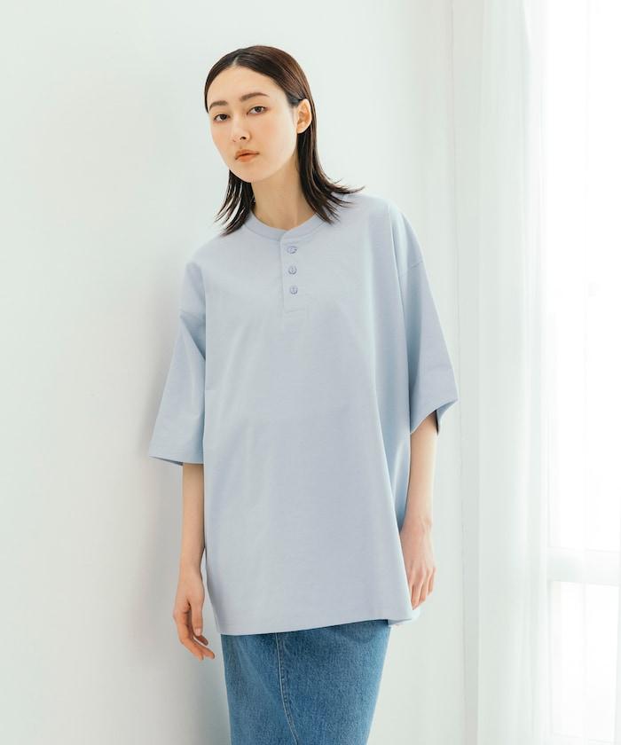 《AIR》DRY 高功能材料 7.7盎司 大尺寸 立領T恤/吸溼快乾/遮熱/防紫外線