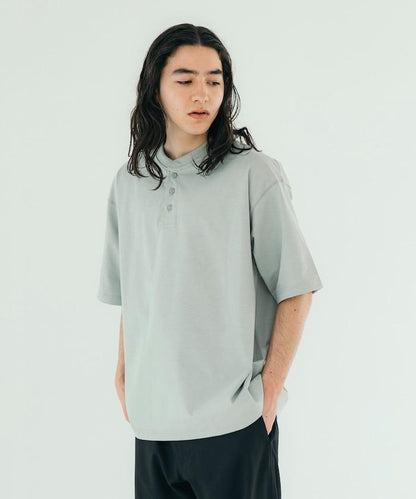 《AIR》DRY 高功能材料 7.7盎司 大尺寸 立領T恤/吸溼快乾/遮熱/防紫外線