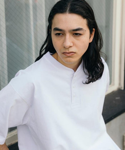 《AIR》DRY 高功能材料 7.7盎司 大尺寸 立領T恤/吸溼快乾/遮熱/防紫外線