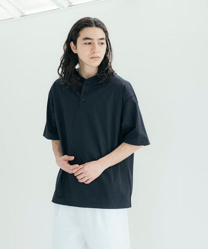 《AIR》DRY 高功能材料 7.7盎司 大尺寸 立領T恤/吸溼快乾/遮熱/防紫外線