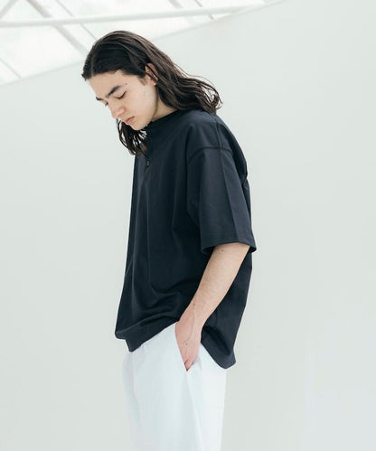 《AIR》DRY 高功能材料 7.7盎司 大尺寸 立領T恤/吸溼快乾/遮熱/防紫外線