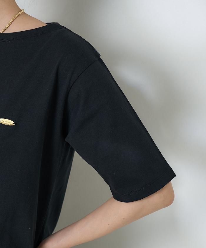 金色鍍層 5分袖T恤