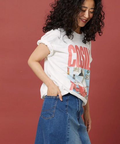 PHOTO TEE/復古風相片印花T恤