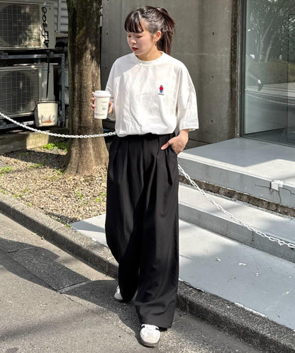 【中年男士】中性款一點刺繡短袖T恤