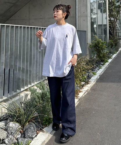 【中年男士】中性款一點刺繡短袖T恤