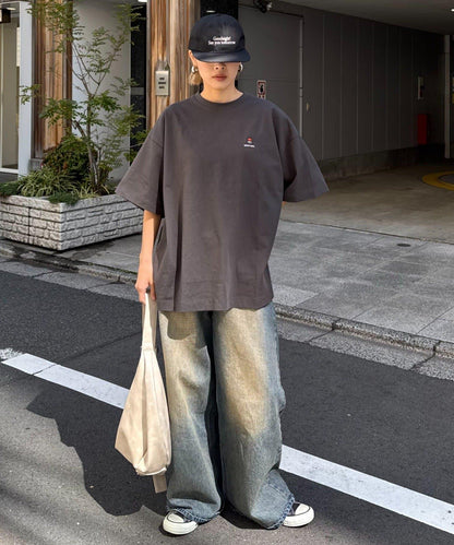 【中年男士】中性款一點刺繡短袖T恤