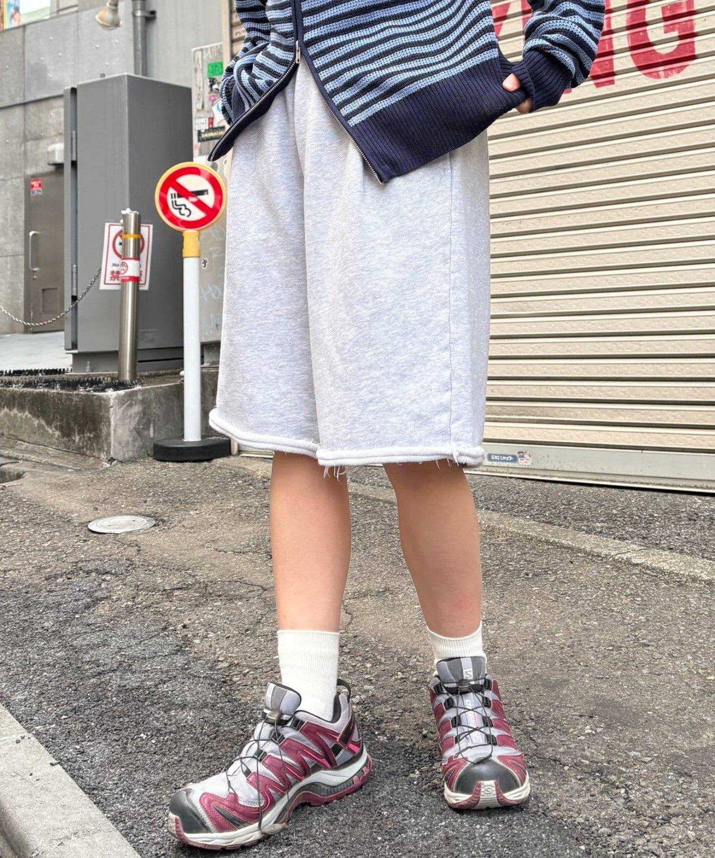 【男女通用】拼花衛衣短褲
