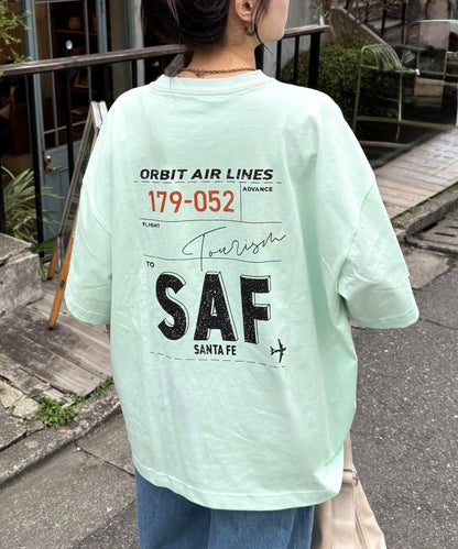 【男女通用】寬鬆剪裁圖案印花T恤