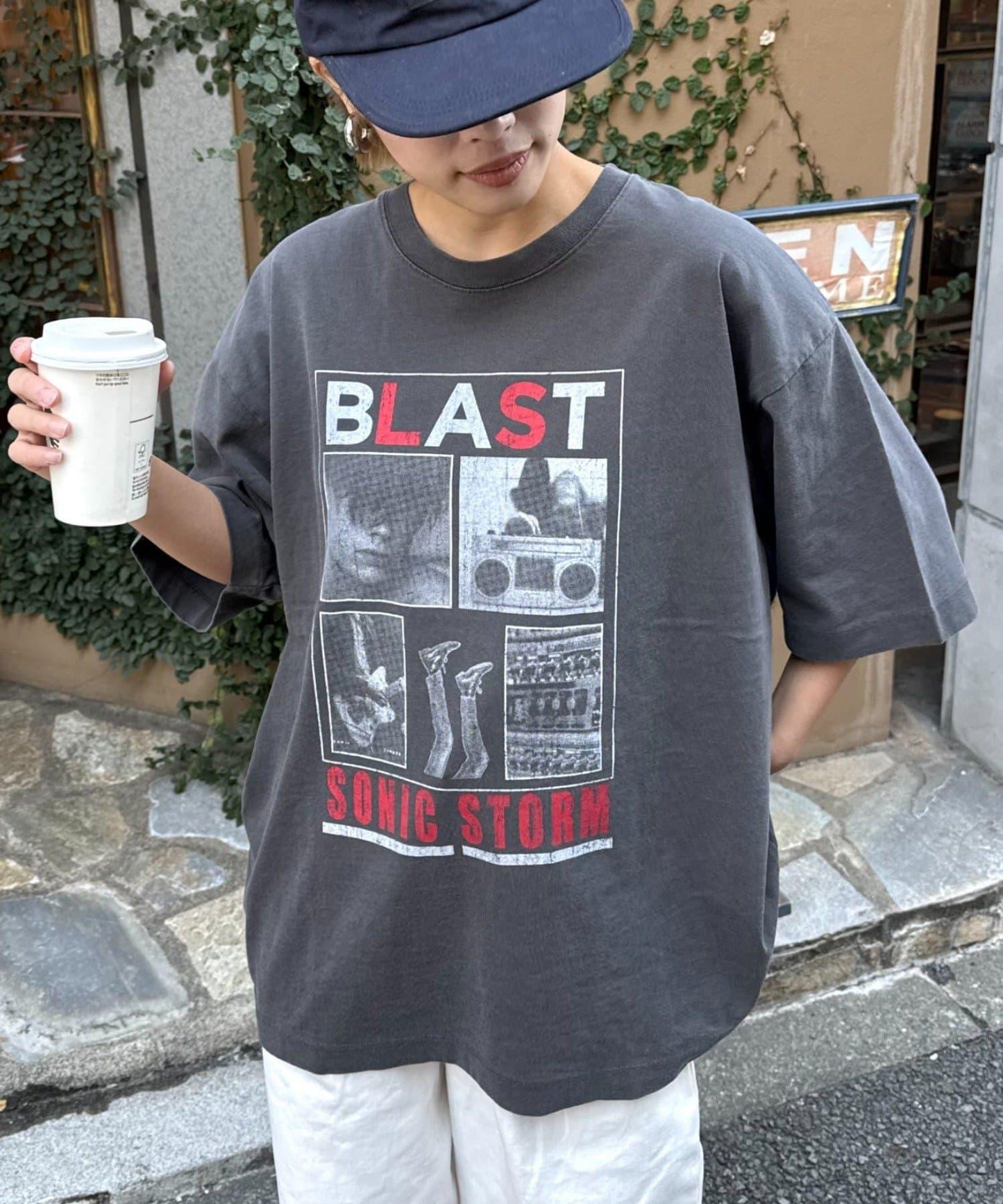 【男女通用】復古褪色印花旅行T恤