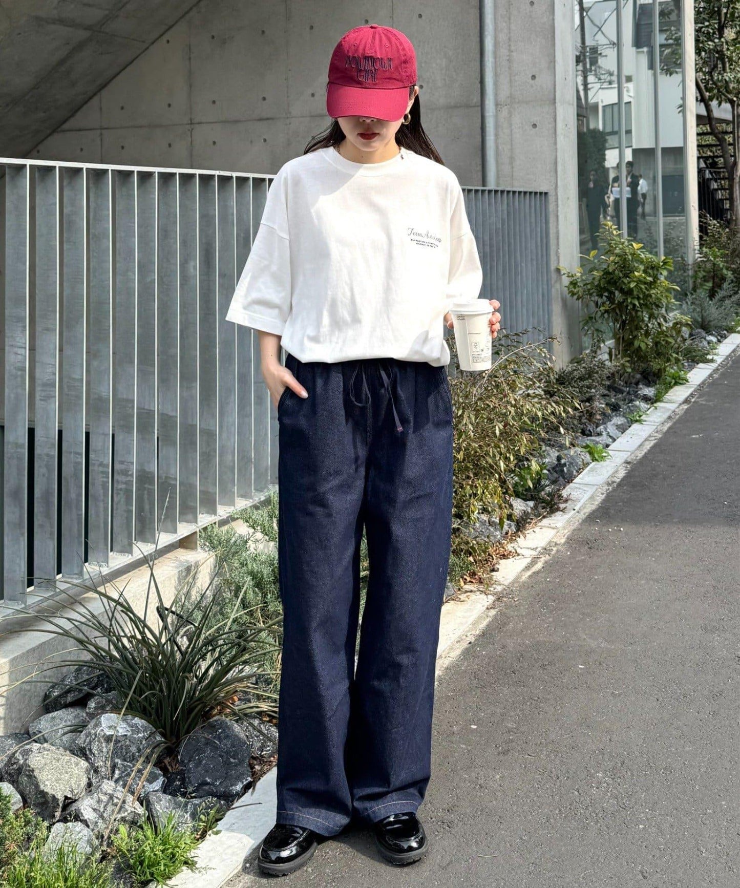 【男女通用】寬鬆剪裁圖案印花T恤
