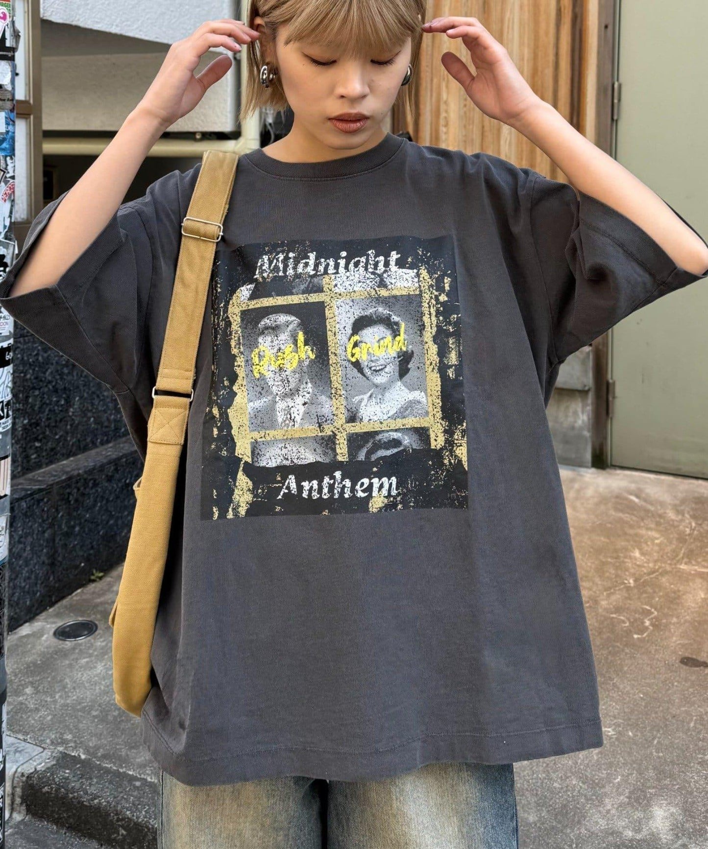 【男女通用】復古褪色印花旅行T恤