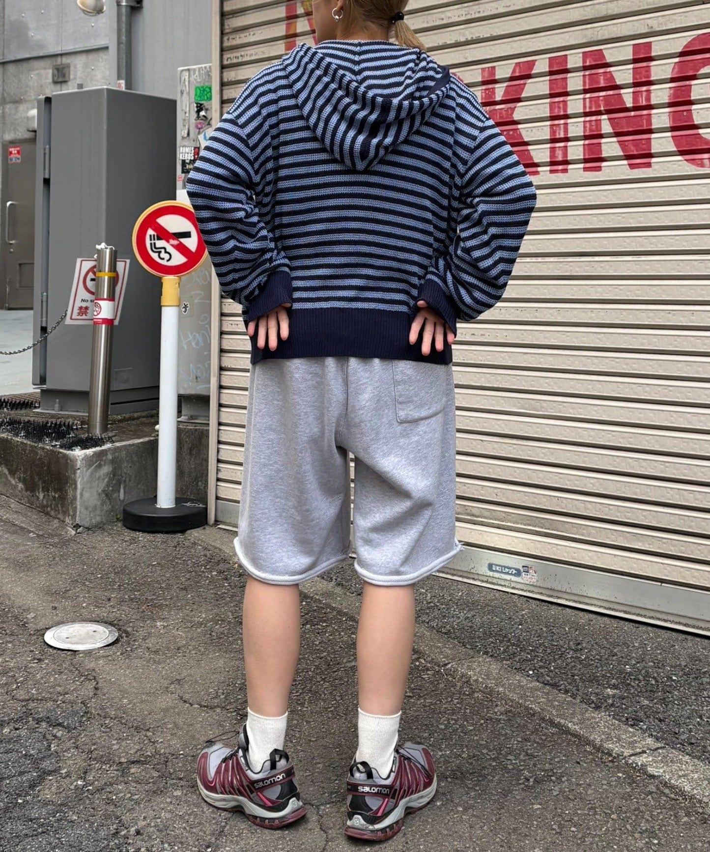 【男女通用】拼花衛衣短褲