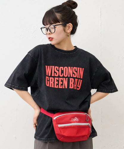 【男女通用】酸洗標誌T恤