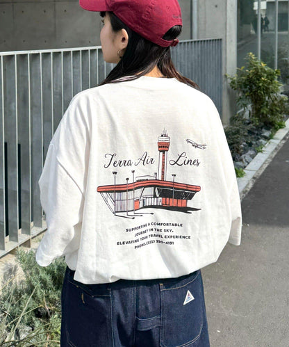 【男女通用】寬鬆剪裁圖案印花T恤