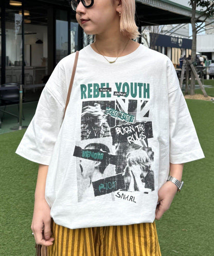 【男女通用】復古褪色印花旅行T恤