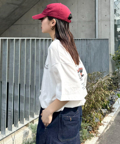 【男女通用】寬鬆剪裁圖案印花T恤
