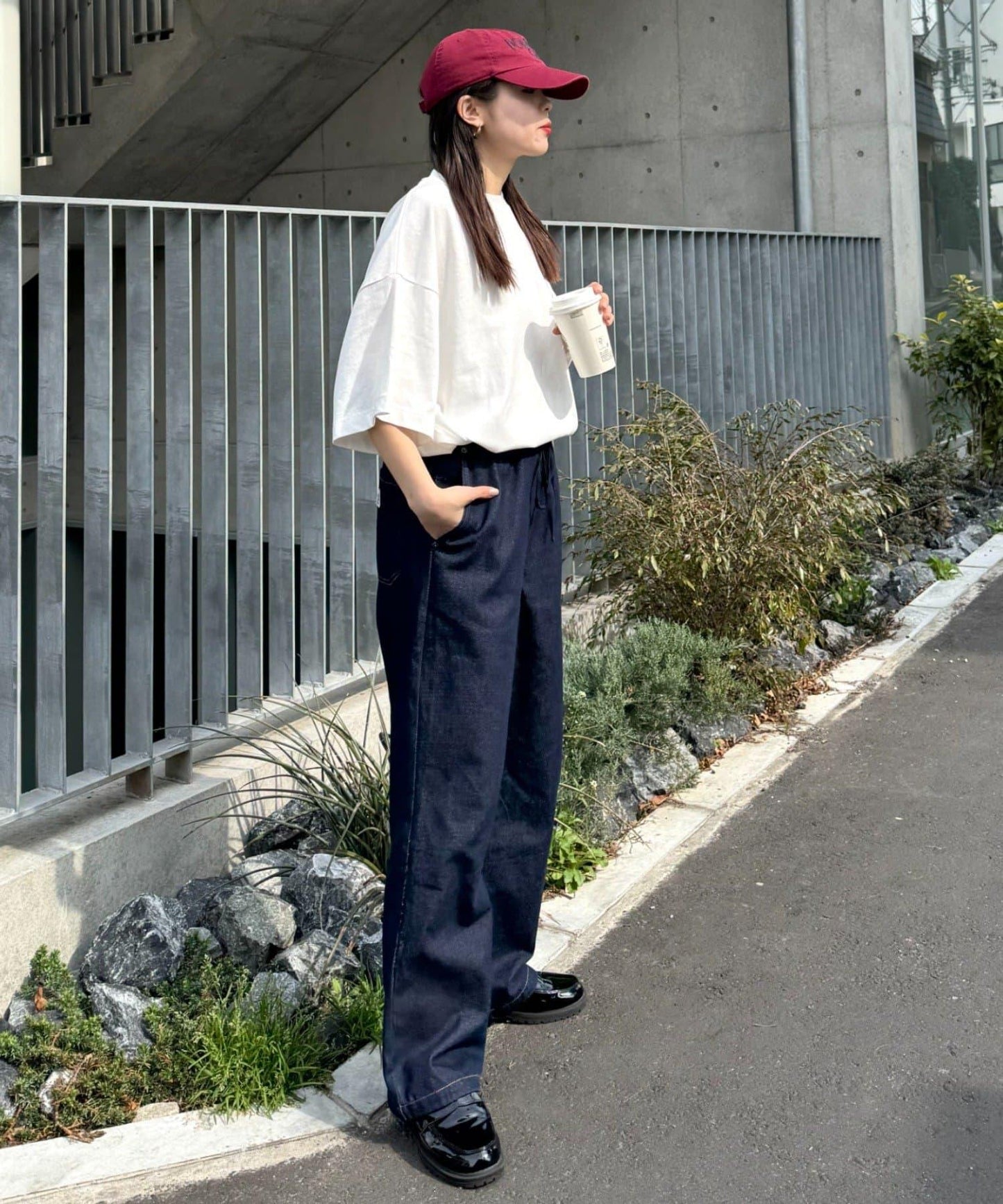 【男女通用】寬鬆剪裁圖案印花T恤
